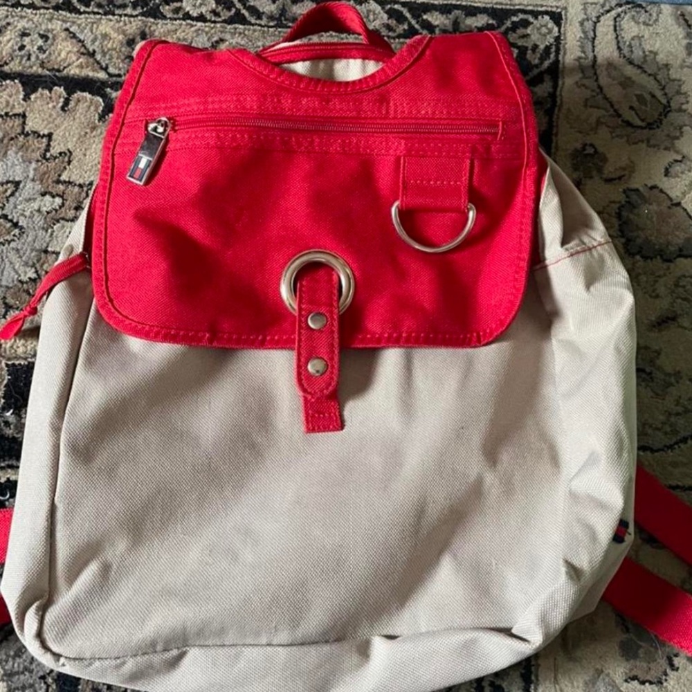 Y2K Tommy Hilfiger backpack #y2k #tommyhilfiger